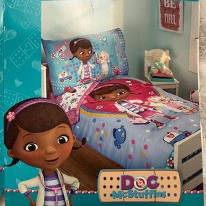 💖Disney Doc McStuffins Kids Bedding Set - Pink and Blue💖